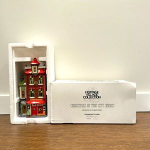 The heritage Village collection Christmas in the city series Wongs in Chinatown